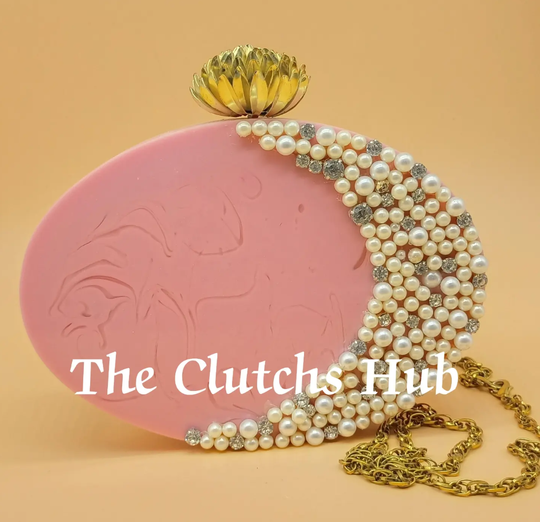 Primium quality resin clutch bag with new style new design order now.